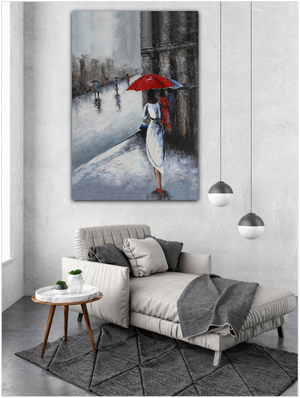 Walk In The Rain - paintingsonline.com.au