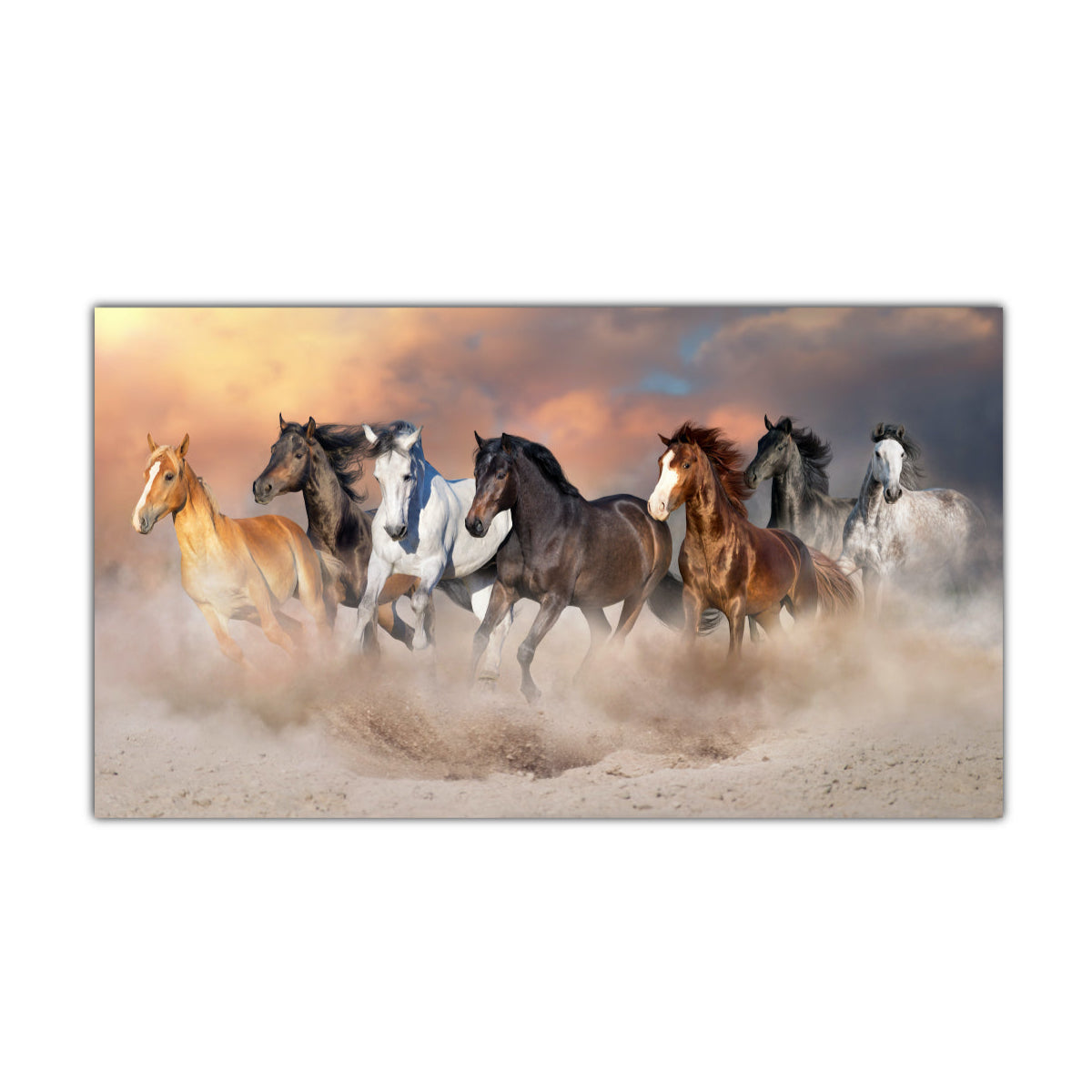 Wild Autumn Gallop Artwork 180x90 CM - paintingsonline.com.au