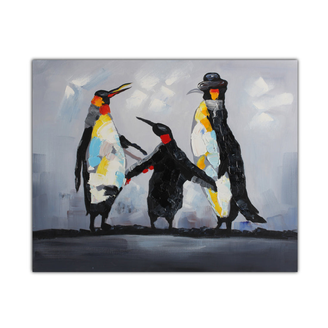 Happy Feet Family - paintingsonline.com.au