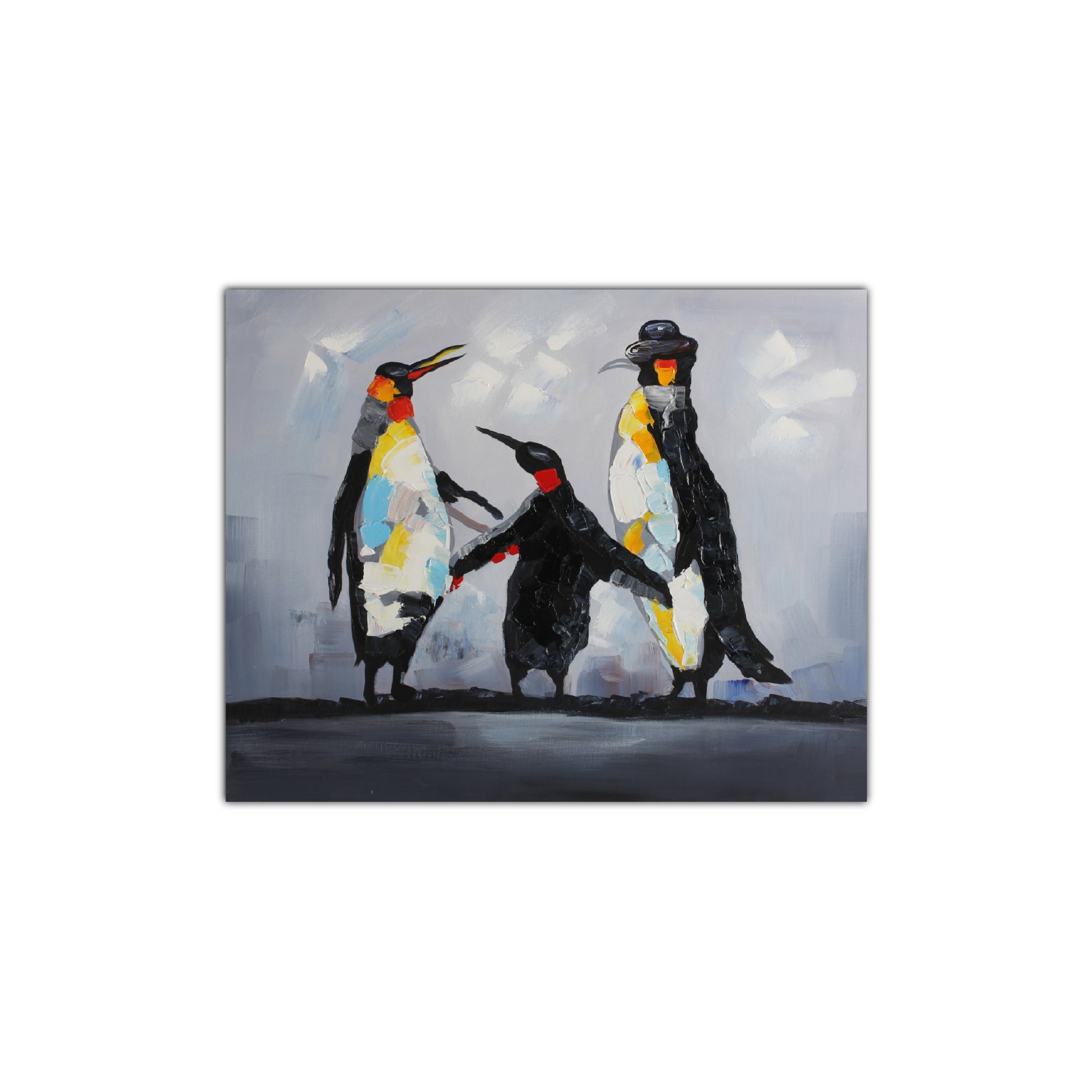 Happy Feet Family - paintingsonline.com.au