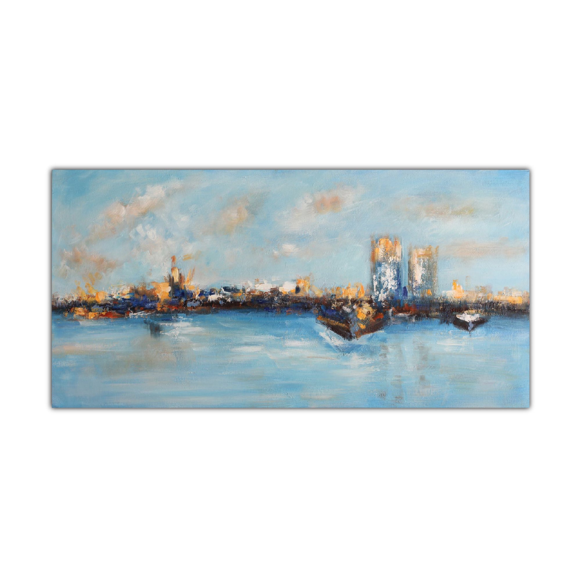 Blue Cities - paintingsonline.com.au