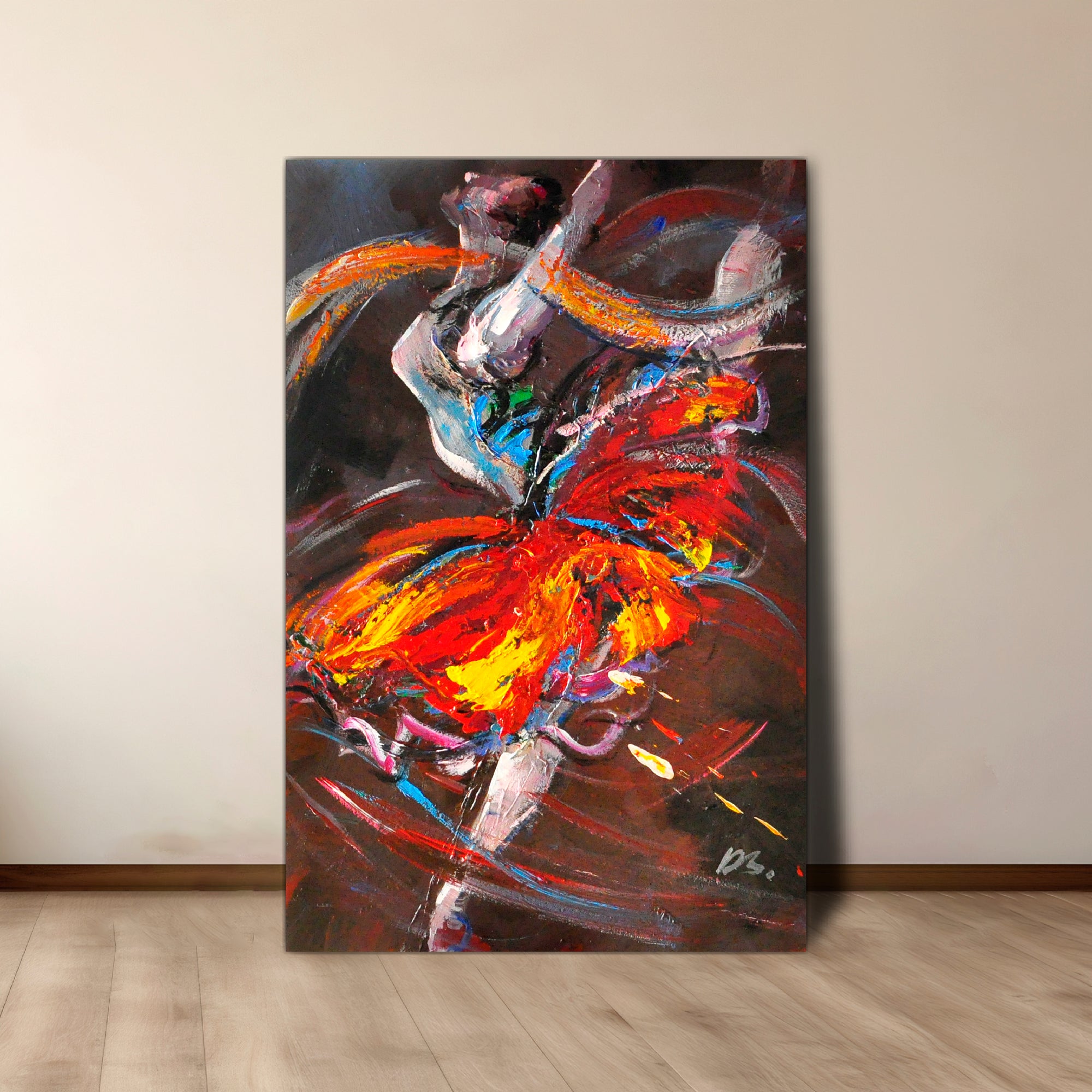 Ballet Butterfly Swirling - paintingsonline.com.au