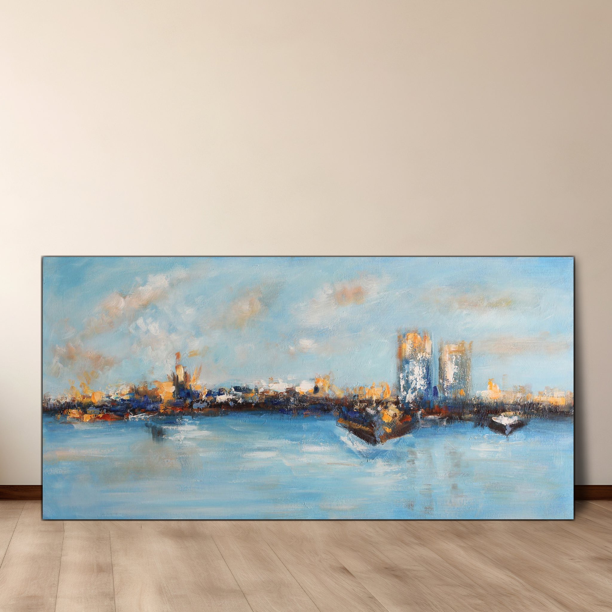 Blue Cities - paintingsonline.com.au