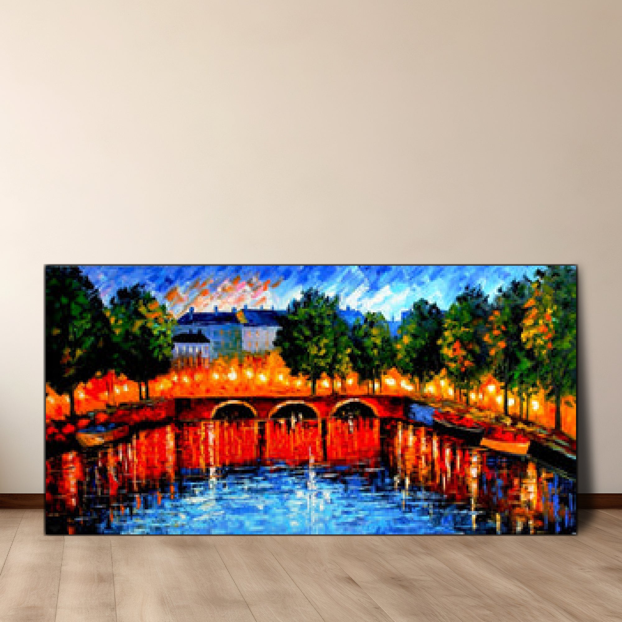 Golden Kiss Bridge - paintingsonline.com.au