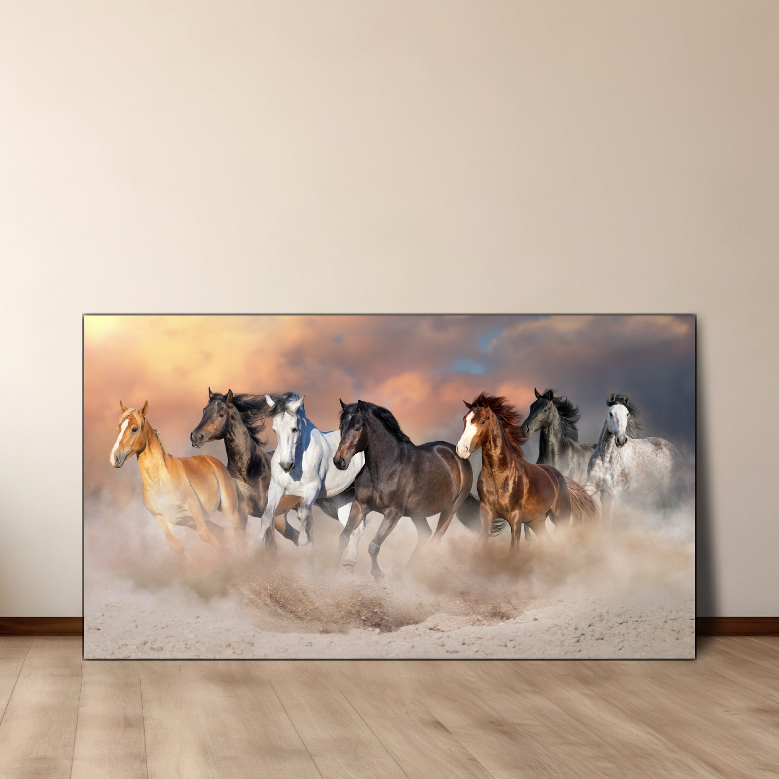 Wild Autumn Gallop Artwork 180x90 CM