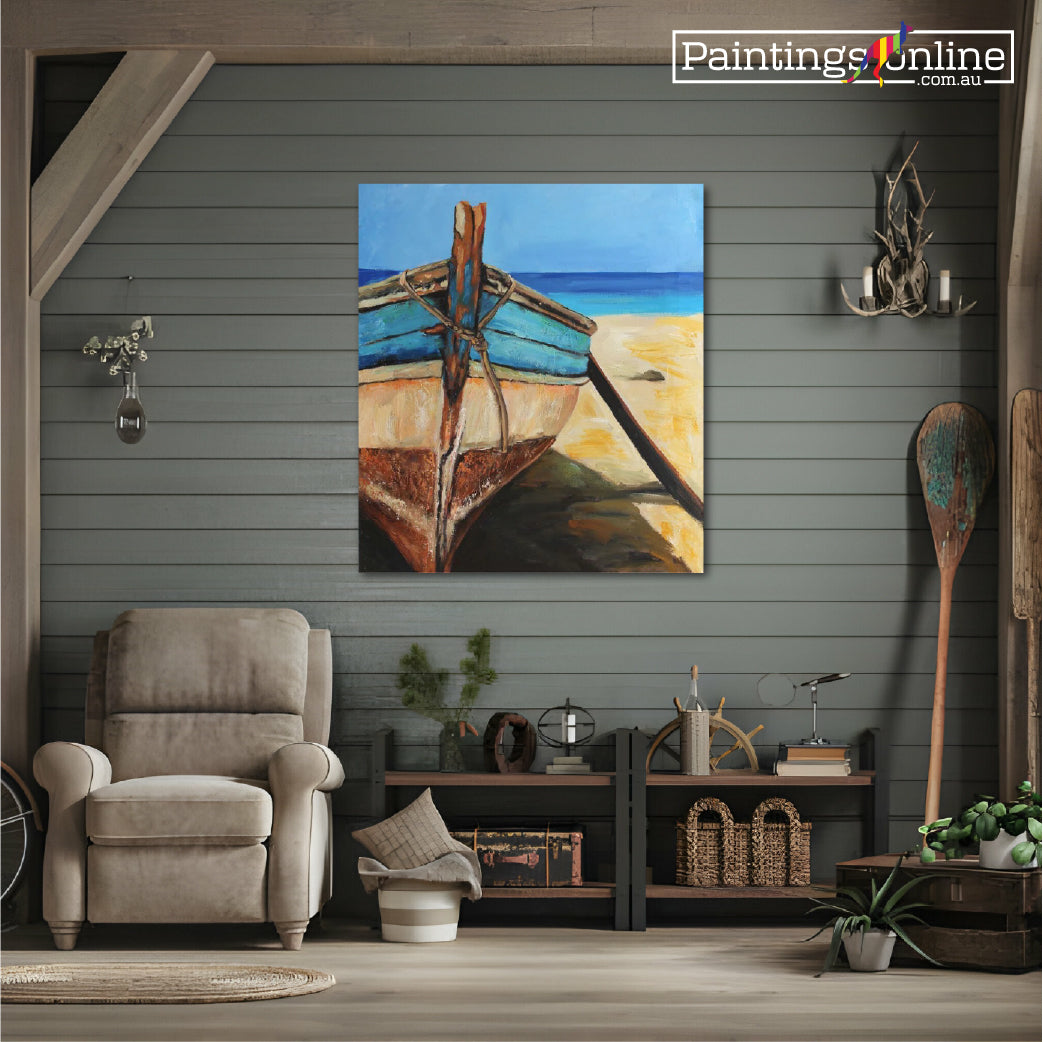 The Blue Boat - paintingsonline.com.au