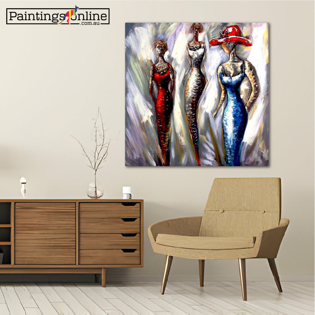 Fashionistas De Paris - paintingsonline.com.au