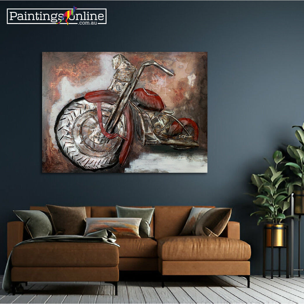 Scurried bicycle - paintingsonline.com.au