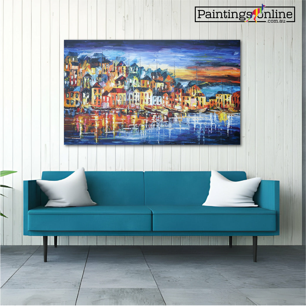 Town of Lights - paintingsonline.com.au