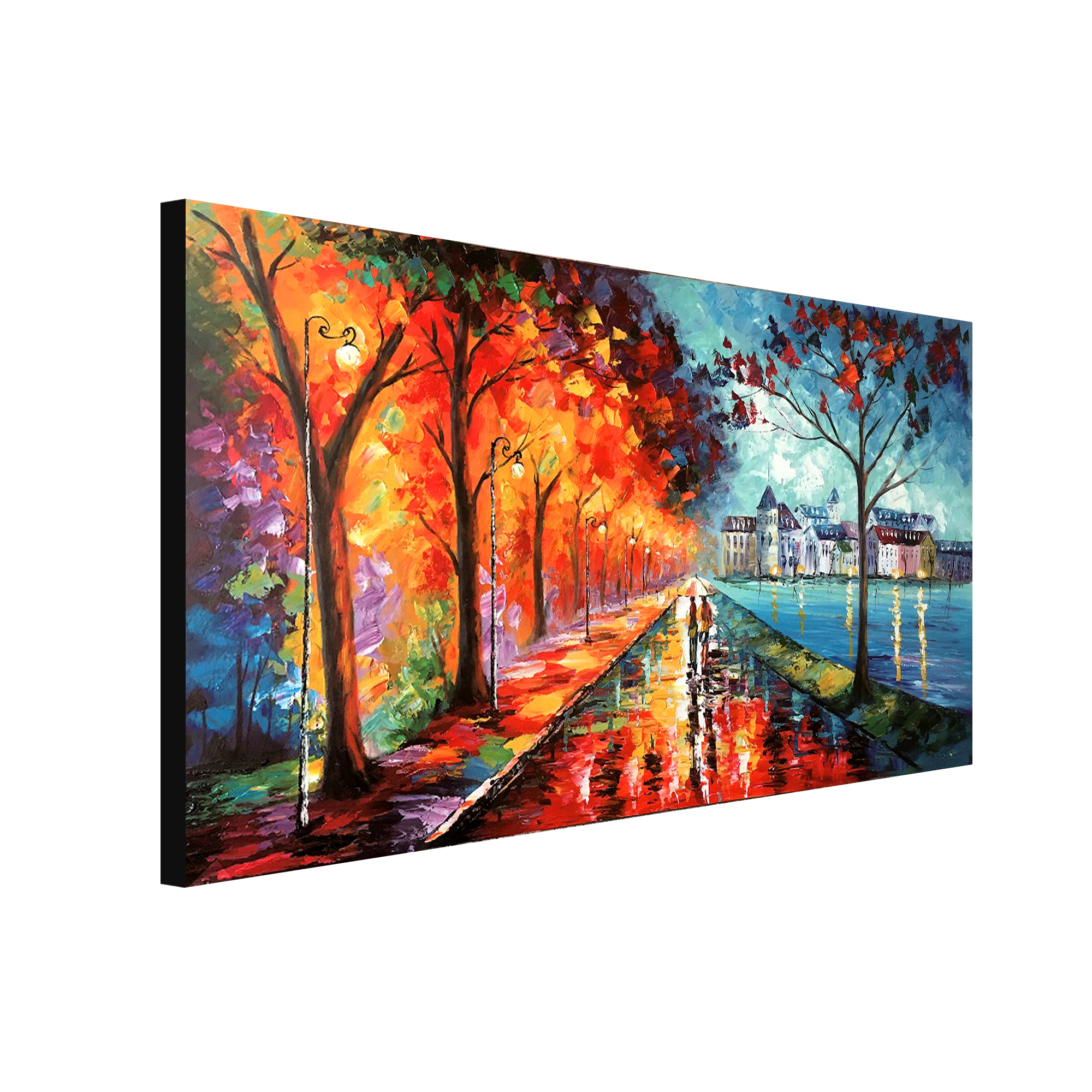 Rainy Autumn Lights - paintingsonline.com.au