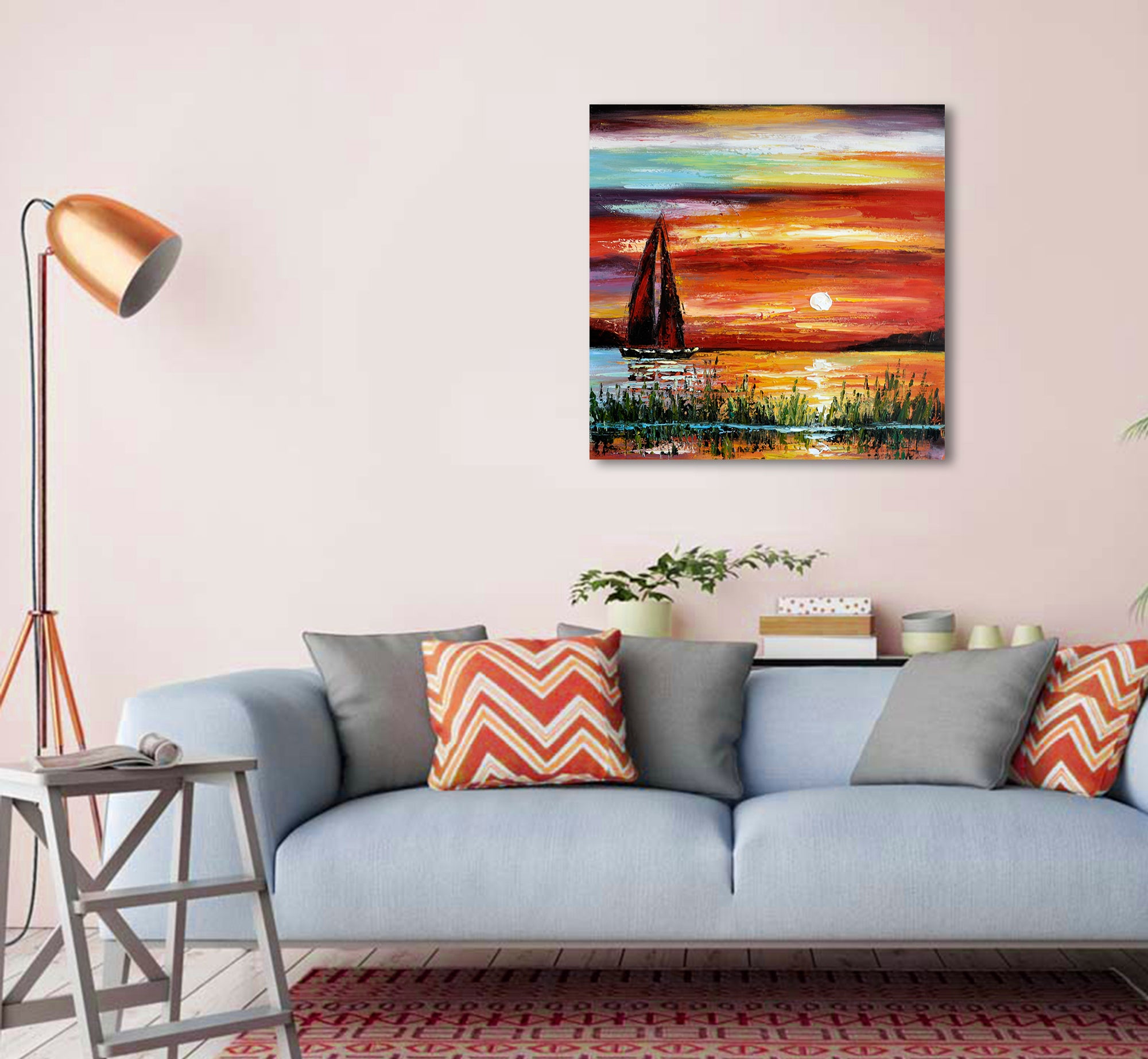 Dusk Scenery - paintingsonline.com.au