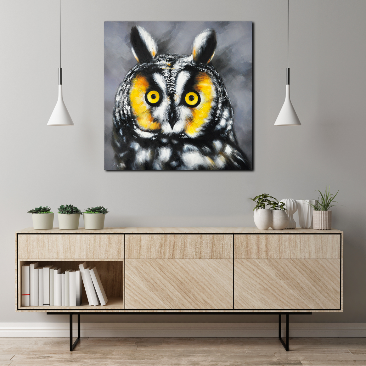 Great Horned Owl - paintingsonline.com.au