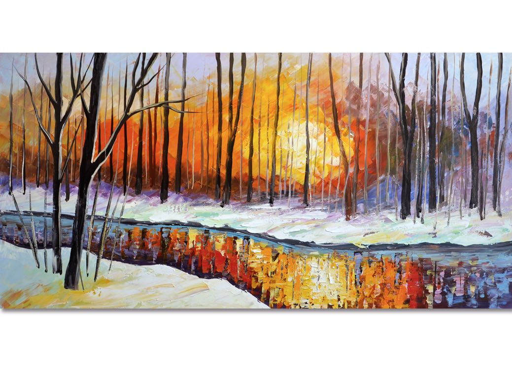 River Snow 1 - paintingsonline.com.au