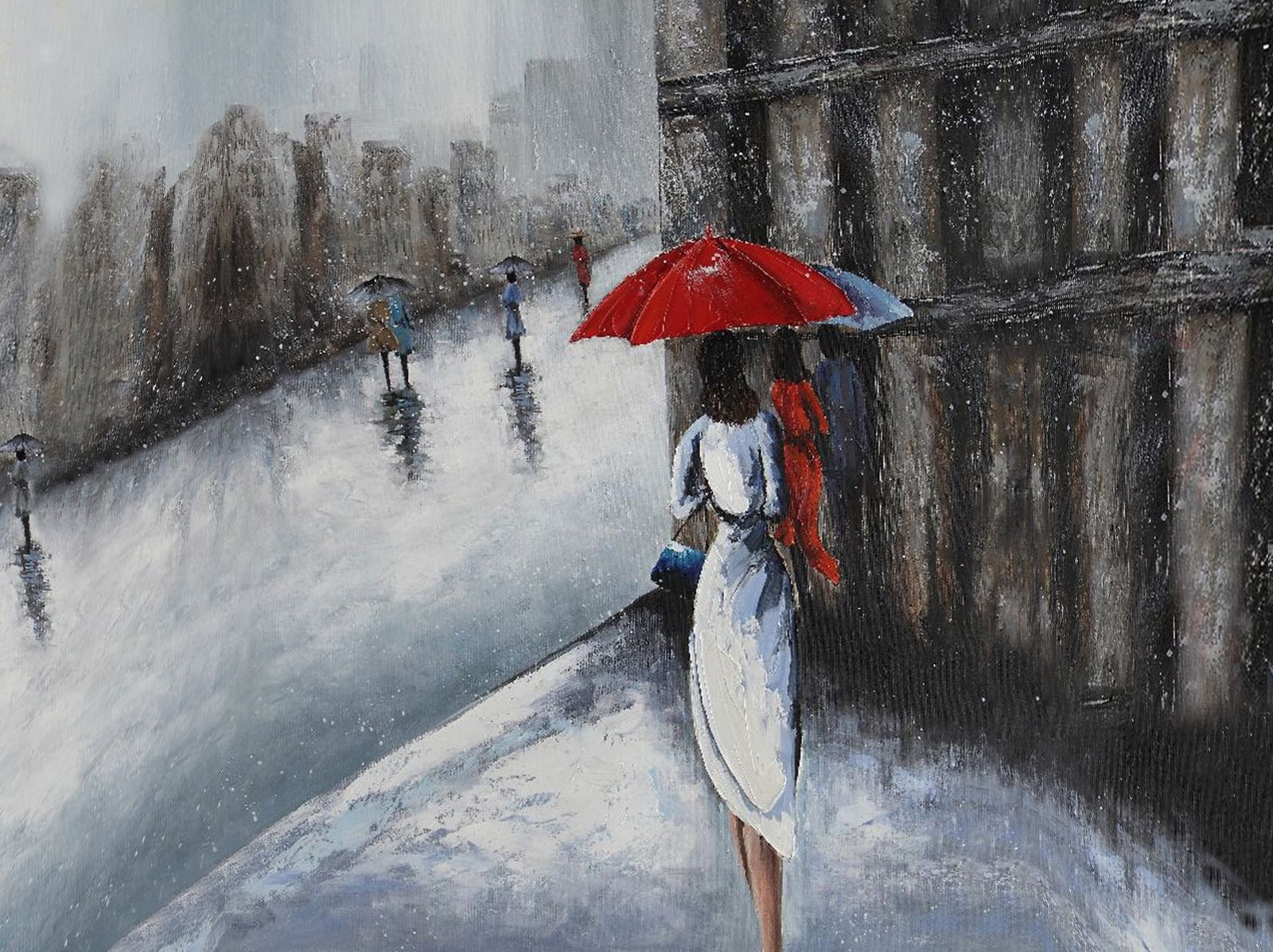 Walk In The Rain - paintingsonline.com.au