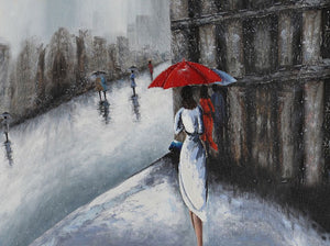 Walk In The Rain - paintingsonline.com.au