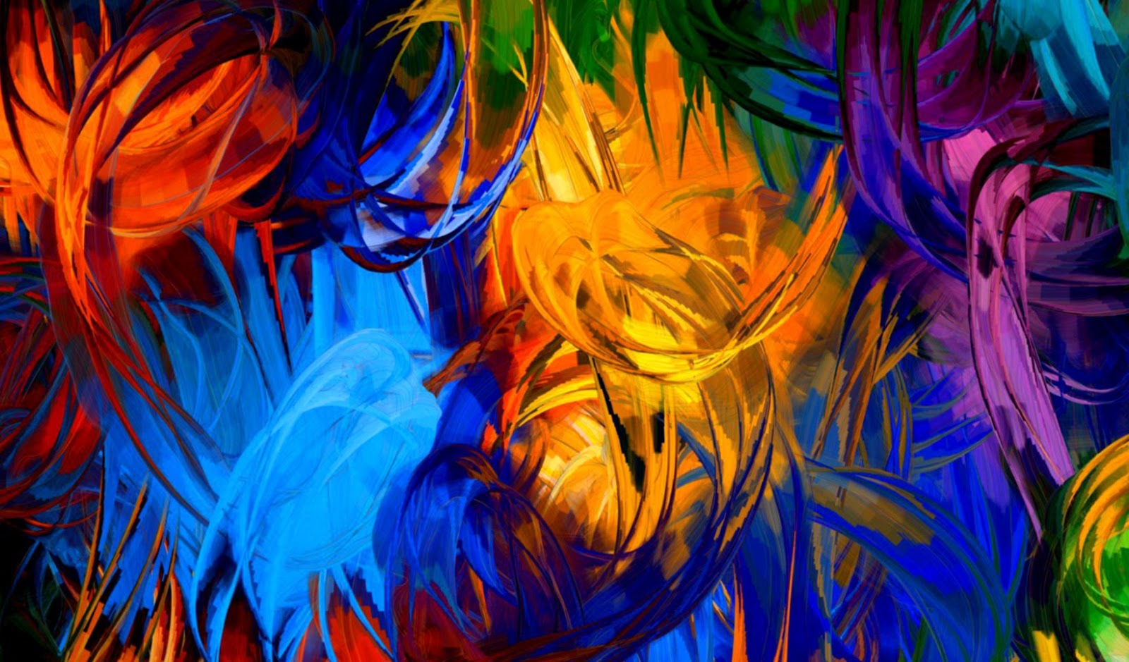 Abstract Feathers Spray - paintingsonline.com.au
