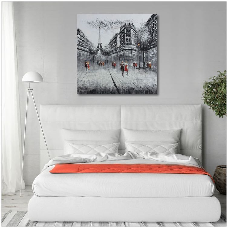 Clouded Gray Eiffel - paintingsonline.com.au