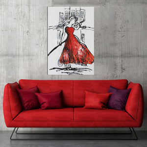 Red Night's Violin - paintingsonline.com.au