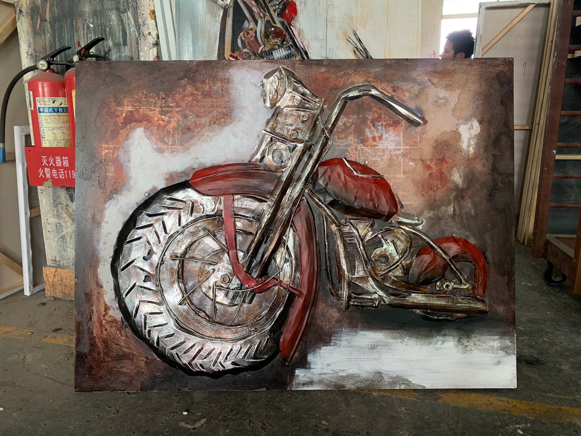 Scurried bicycle - paintingsonline.com.au