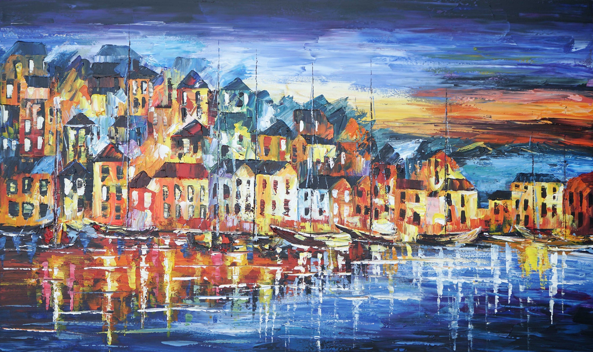 Town of Lights - paintingsonline.com.au