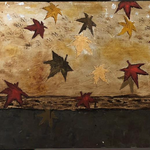Mapple Leaves Mix Media Oil Painting - paintingsonline.com.au