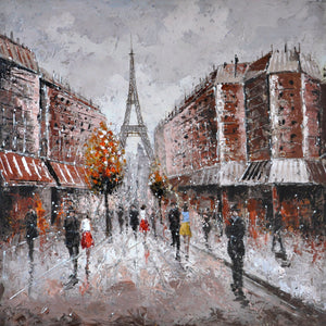 Paris Cityscape Oil Painting - paintingsonline.com.au