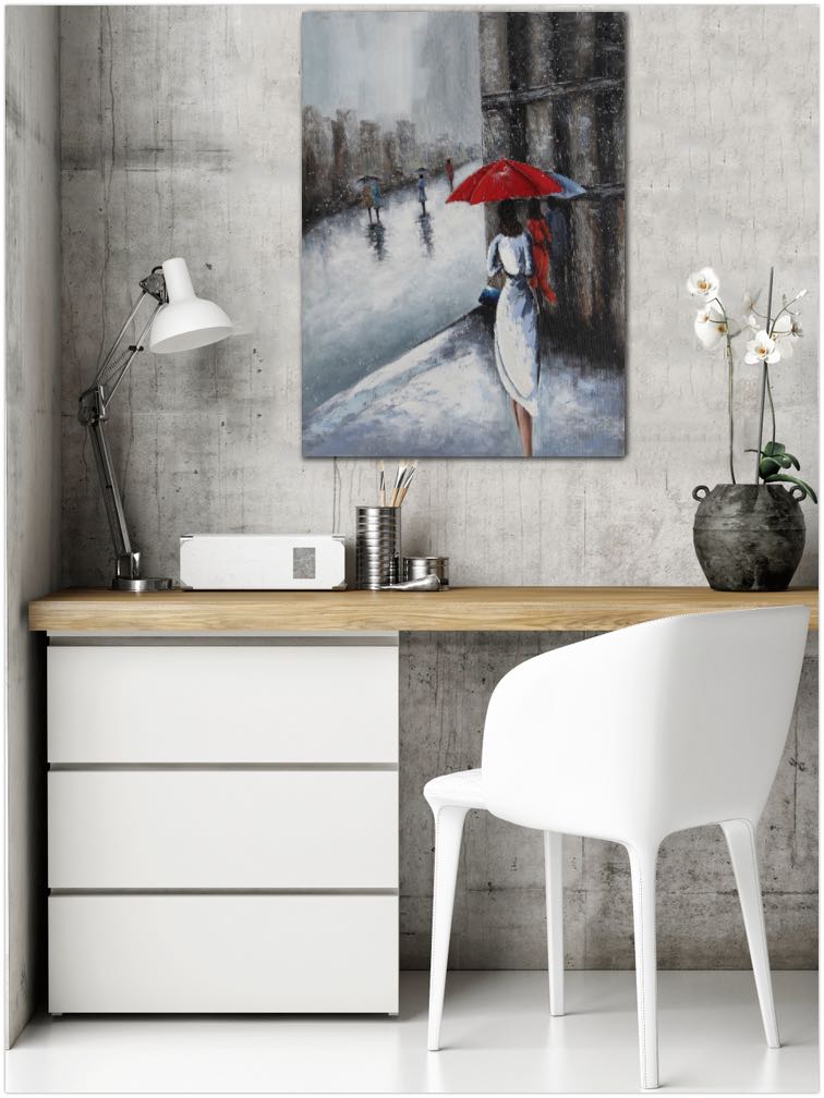 Walk In The Rain - paintingsonline.com.au