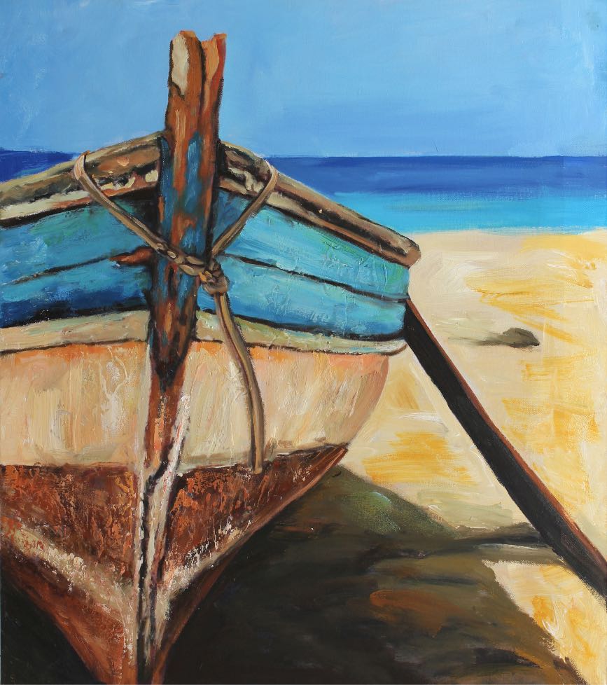 The Blue Boat - paintingsonline.com.au