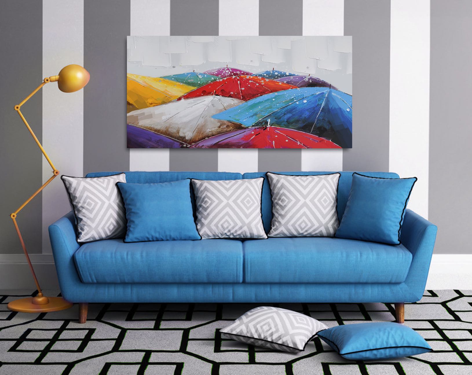 Umbrella Pillows - paintingsonline.com.au